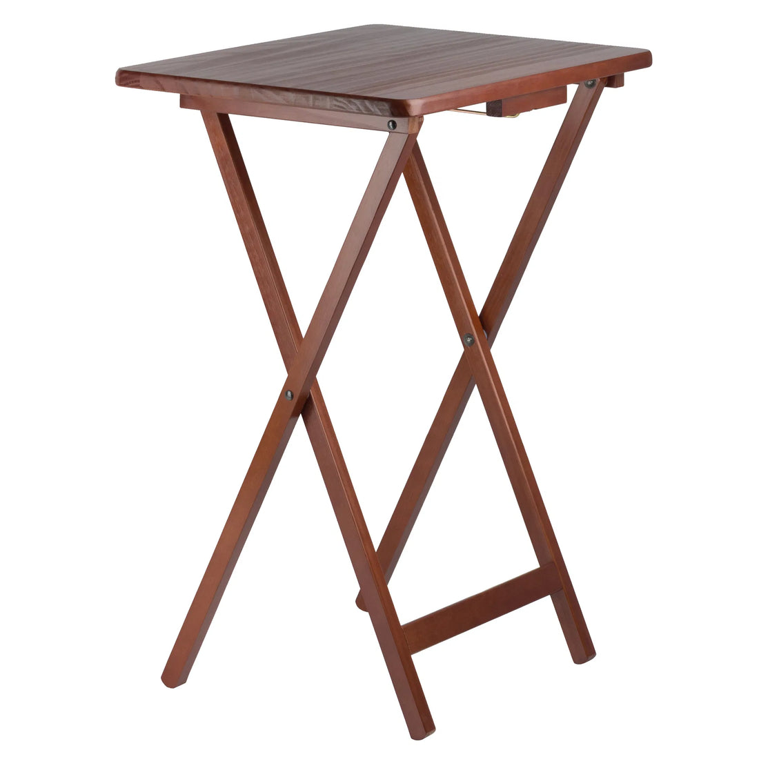 Alex 5-Piece Snack Table Set ‚Äì Walnut Finish